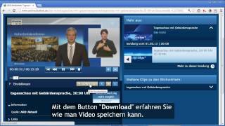 ARD Mediathek  Videos auf der Festplatte abspeichern mit Untertitel [upl. by Estele921]