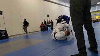 Faith Harry 804 JiuJitsu Gi DIV 2nd match COPA BJJ tournament Doswell VA 12162023 [upl. by Ranique]