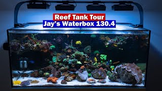 Jays WaterBox 1304 Saltwater Aquarium Reef Tank Tour [upl. by Eniamirt]