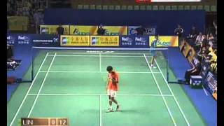 2007 China Masters MS SF Lin Dan VS Lee Chong Wei [upl. by Neyu]