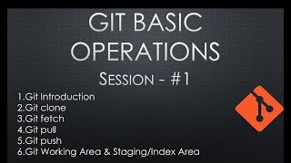 Git Session 1 The Ultimate Beginners Guide [upl. by Notserc]