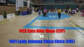 Póvoa de Varzim World Boccia Cup 10072024 Sara Aller Mayo 🇪🇸 vs Leidy Johanna Chica Chica 🇨🇴 [upl. by Htidra]