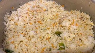 Do this with your leftover rice food leftoverricerecipe recipe [upl. by Aicercal]