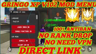 GRINGO XP V102 NEW UPDATE  OB46 FF HACK  FREE FIRE GRINGO XP MOD MENU  FF HACK  NEW UPDATE HACK [upl. by Longtin]