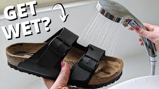 Can Birkenstocks Get Wet Water TEST [upl. by Llenrag]