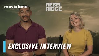 Rebel Ridge  Exclusive Interviews  Aaron Pierre AnnaSophia Robb [upl. by Millham]