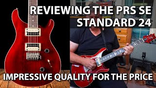 PRS SE Standard 24  Vintage Cherry  Sound Samples and Review [upl. by Hinkle]