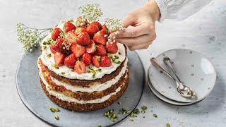 Recette Tourte aux fraises et à la fleur de sureau  FOOBY [upl. by Lilithe]