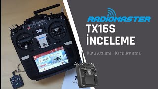 Radiomaster TX16S Kutu Açılımı  Taranis QX7 Karşılaştırma [upl. by Sokairyk714]