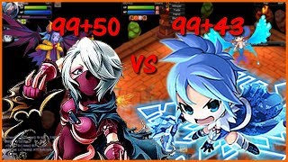 Nostale PvP  9950 VS 9943  SARN VS DOWNS Old dagger [upl. by Rovaert913]