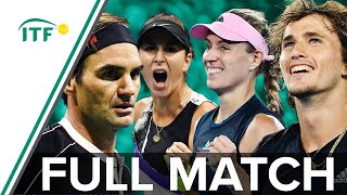 ZverevKerber v FedererBencic  Germany v Switzerland  Full Match  Hopman Cup Final 2019  ITF [upl. by Radborne]