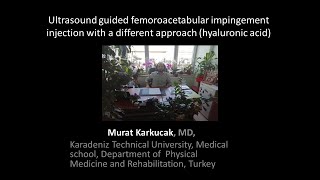 Ultrasound guided femoroacetabular impingement injection with a different approach hyaluronic acid [upl. by Aitram437]