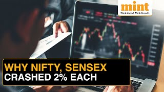 Sensex Nifty 50 Tank 2 Each  5 Factors Driving This Massive SellOff in Indian Stock Markets [upl. by Melania]