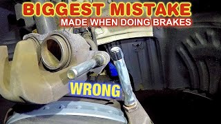 Dont make this mistake when you grease you caliper sliding pins  typical mechanic TIP [upl. by Nnylyak]