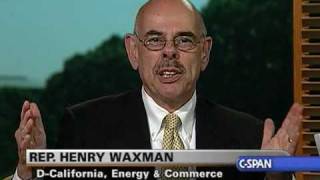 Rep Henry Waxman on CSPANs Washington Journal [upl. by Aicatsue579]