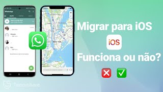 Migrar para iOS Update Funciona ou não  Transferir WhatsApp de Android para iPhone [upl. by Humble451]