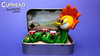 I Made Cuphead Vs Cagney Carnation In An Altoids Tin [upl. by Jeavons274]