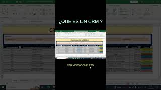 QUE ES UN CRM [upl. by Nal]