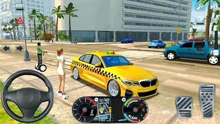 Taxi Simulator 2020 by Ovilex  BMW and Volvo Taxi Driving  Android iOS Gameplay [upl. by Zebada]