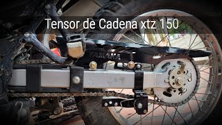 Tensor de cadena motos enduro xtz 150  125 [upl. by Eardnaed562]