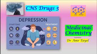 CNS part 5 Anti Depressants  Medicinal Chemistry  E  PDF 👇 [upl. by Euqinamod]