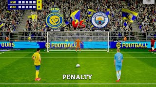 AL Nassr vs Man City Penalty Shootout 🔥 Cristiano Ronaldo vs Erling Haaland 🔥 [upl. by Ceciley]