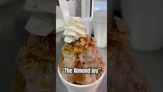 “The Almond joy” is now a full time menu item snacks shavedice sweettooth food desert [upl. by Mylo547]