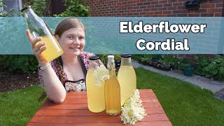 Elderflower Cordial Concentrated Sunshine [upl. by Cliffes25]