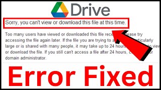 Fix Google Drive Quota Exceeded  Updated Method  Latest Method 2023 [upl. by Ailekahs101]