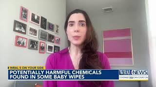 Potentially harmful chemicals found in some baby wipes [upl. by Onilecram]