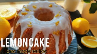 The Easiest Lemon Cake Recipe  Organic Lemon Cake recipe [upl. by Aelram]