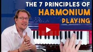 Lesson 1 7 Principles of Harmonium Playing  The importance of combining Western and Indian music [upl. by Ailev]