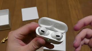 unboxing apple airpods pro geek squad certified Best Buy [upl. by Ateekal941]