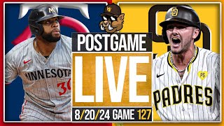 Padres vs Twins Postgame Show 820  ANOTHER 8TH INNING VINTAGE COMEBACK [upl. by Keg]