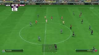 Gameplay FC 24  Newcastle United vs West Ham  Premier League  20232024 [upl. by Bow207]