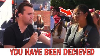 Charlie Kirk SCHOOLED Open Borders Liberal [upl. by Llertniuq]