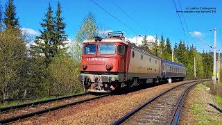 Trenuri  Trains in Mestecăniș Bucovina  Romania [upl. by Datnow975]