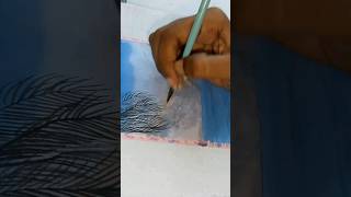 Simple seascape Watercolor painting🌧️song like art subscribe shorts comment viralvideo share [upl. by Dewees]