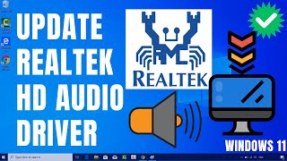 How To Install amp Update Realtek HD Audio Driver on Windows 11 [upl. by Auqenat]