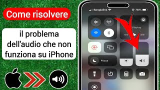 Come risolvere il problema audio su iPhone 2023  Correggi laudio che non funziona su iPhone [upl. by Anaj]