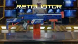 NERF NStrike ELITE Rampage amp Retaliator hosted by John Brenkus creator of ESPN Sport Science [upl. by Anelej]