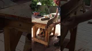 Woodworking using holdfasts [upl. by Merceer]