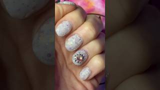 🪩 Encapsulated Glitter DIY Gel Polish Manicure [upl. by Elrebmik]