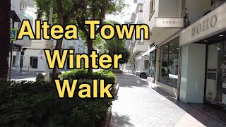 Altea Town Winter Walk costablanca travelvlog spain lifeinspain [upl. by Nilyahs121]