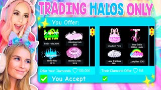 Trading HALOS ONLY In Royale High Roblox [upl. by Sigvard]