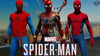 SpiderMan PS4  How to Unlock ALL MCU Suits [upl. by Graubert102]