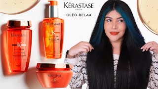 🧡 KÉRASTASE DISCIPLINE ÓLEORELAX Nutrição profunda redução de volume e redução do frizz [upl. by Nerradal]