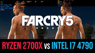 Ryzen 2700x vs i7 4790 Far Cry 5 benchmark GTX 1080 Ti [upl. by Refeinnej]