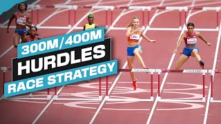 300m 400m Hurdle Race Strategy Hurdle coaching advice for all ability levels of hurdling [upl. by Aniara370]