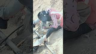 Earthing Welding Work in a Substation [upl. by Dnivra]